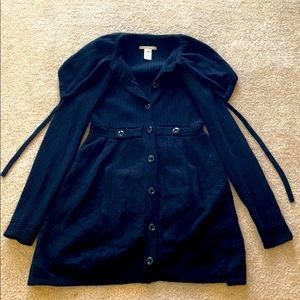 Nanette Lepore black sweater jacket